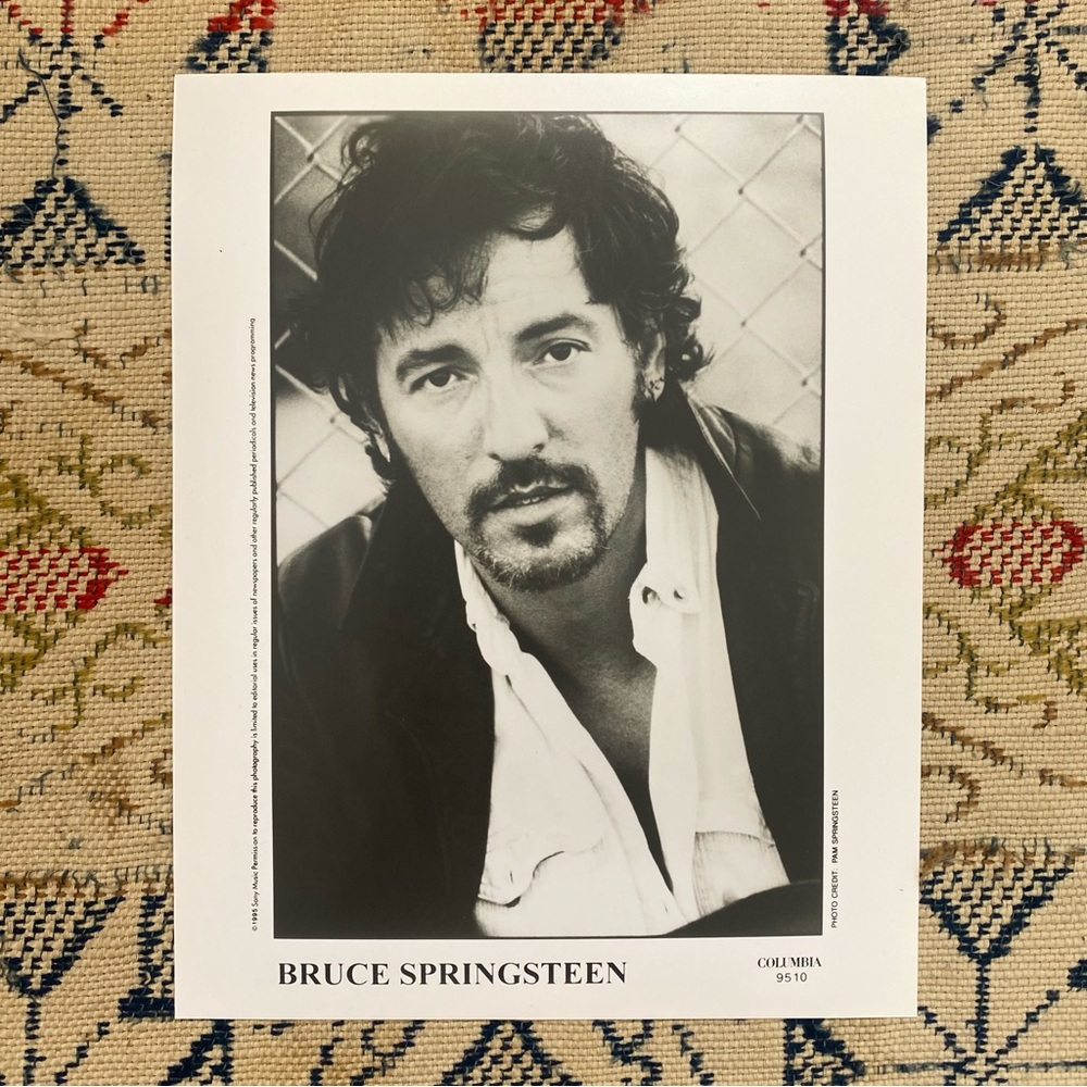 Vintage Bruce Springsteen Photo 8x10 Promotional Photograph 1995 90s